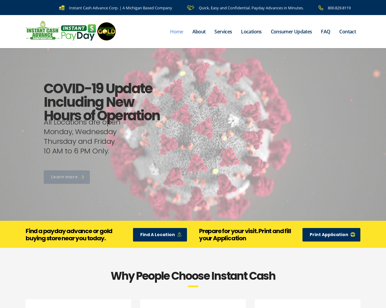 Instant Cash Advance Corp.